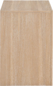August Oak Veneer Nightstand in Natural - 388Oak-NS