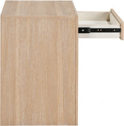 August Oak Veneer Nightstand in Natural - 388Oak-NS