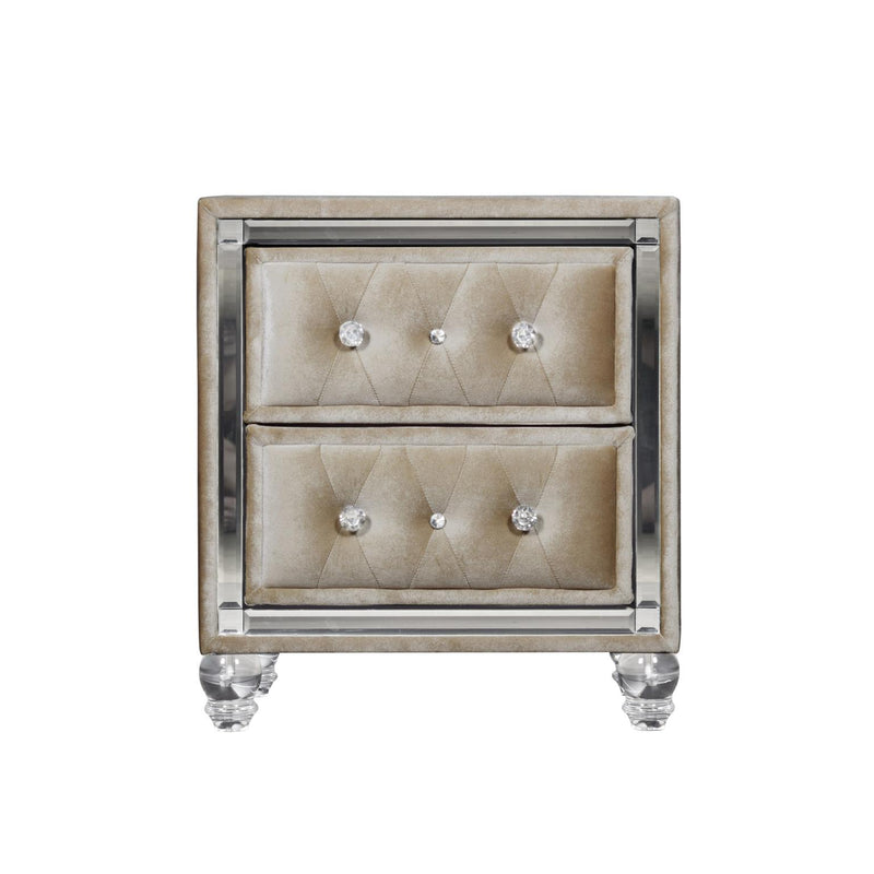Augusta - Beige King Bed, Dresser, Mirror, Chest, Nightstand - B223-KDMCN