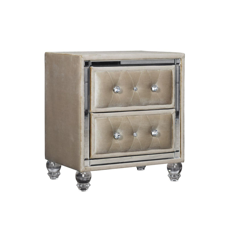 Augusta - Beige King Bed, Dresser, Mirror, Chest, Nightstand - B223-KDMCN