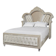 Augusta - Beige King Bed, Dresser, Mirror, Chest, Nightstand - B223-KDMCN
