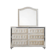 Augusta - Beige King Bed, Dresser, Mirror, Chest, Nightstand - B223-KDMCN
