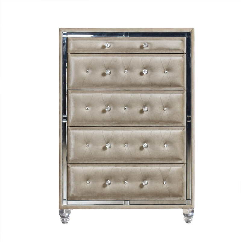 Augusta - Beige Queen Bed, Dresser, Mirror, Chest, Nightstand - B223-QDMCN