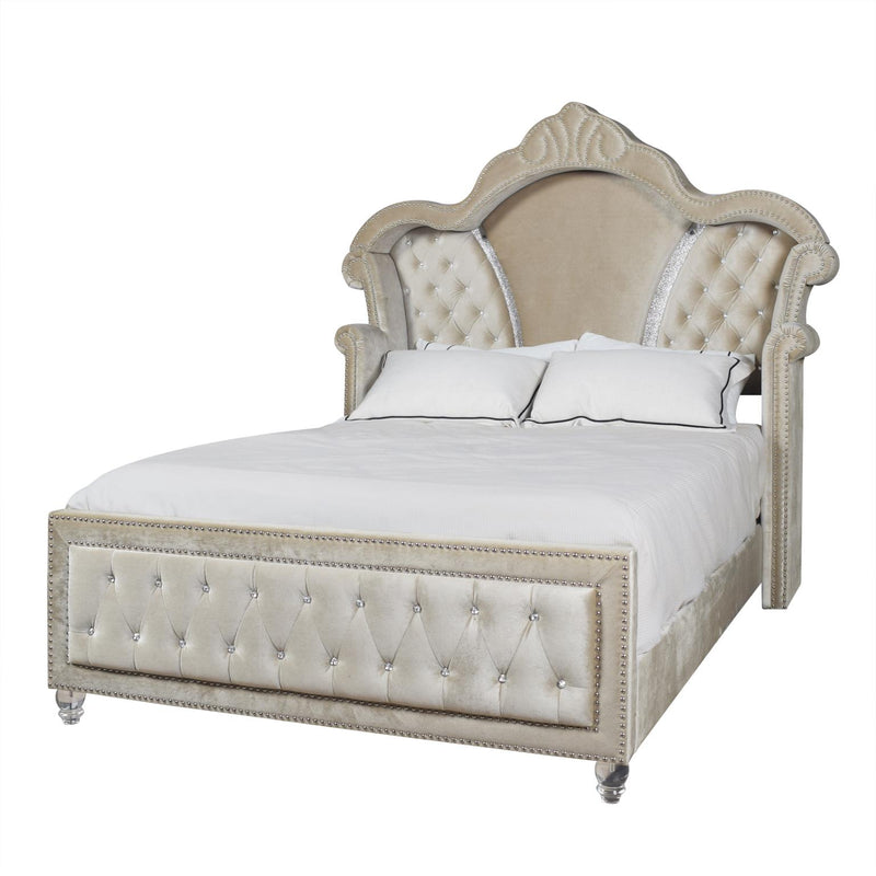 Augusta - Beige Queen Bed, Dresser, Mirror, Chest, Nightstand - B223-QDMCN