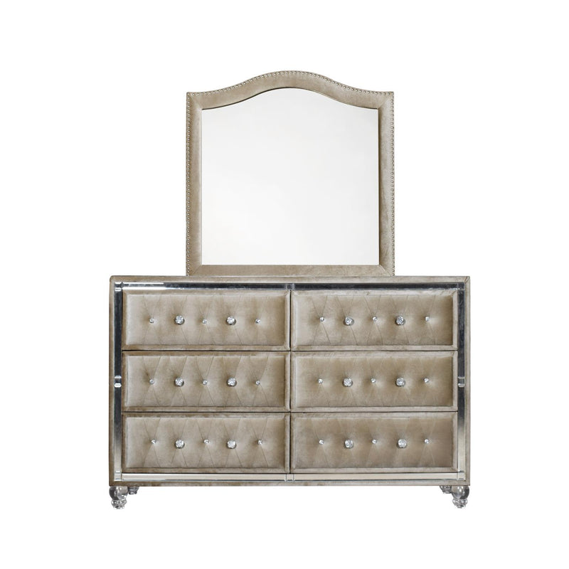 Augusta - Beige Queen Bed, Dresser, Mirror, Chest, Nightstand - B223-QDMCN