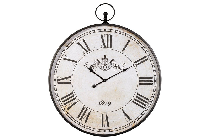 Augustina Antique Black Wall Clock - Gate FurnitureOther Products