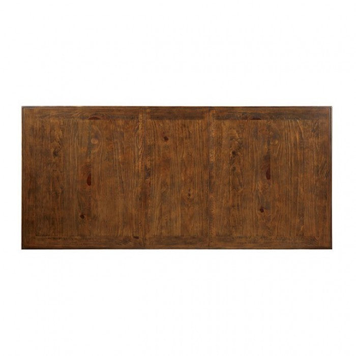 Auletta Distressed White/Distressed Dark Oak Dining Table - CM3417T-TABLE