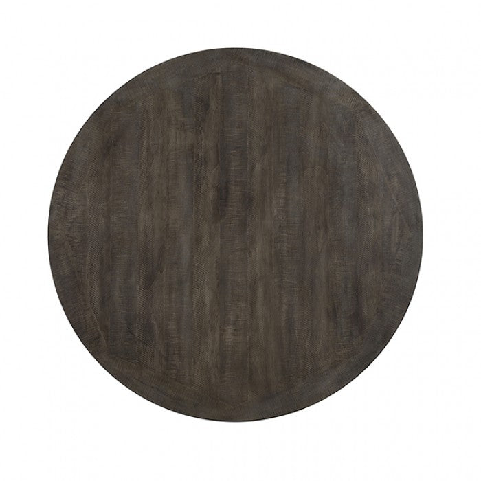 Auletta Distressed White/Gray Dining Table - CM3417GY-RT