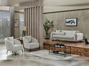 Aura 3-pieces (Sofa & Loveseat & Chair) Livingroom in Beige - 200-SER-AUR-PINAR07-321