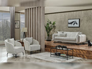 Aura 3-pieces (Sofa & Loveseat & Chair) Livingroom in Beige - 200-SER-AUR-PINAR07-321
