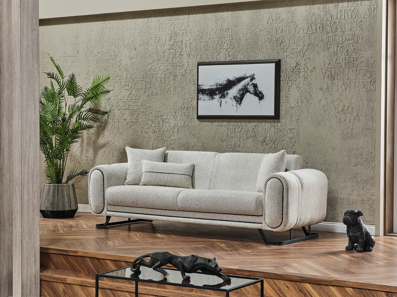 Aura 3-pieces (Sofa & Loveseat & Chair) Livingroom in Beige - 200-SER-AUR-PINAR07-321