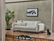 Aura 3-pieces (Sofa & Loveseat & Chair) Livingroom in Light Grey - 200-SER-AUR-PINAR21-321