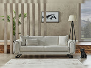 Aura Convertible Loveseat in Beige - 200-SER-AUR-PINAR07-2