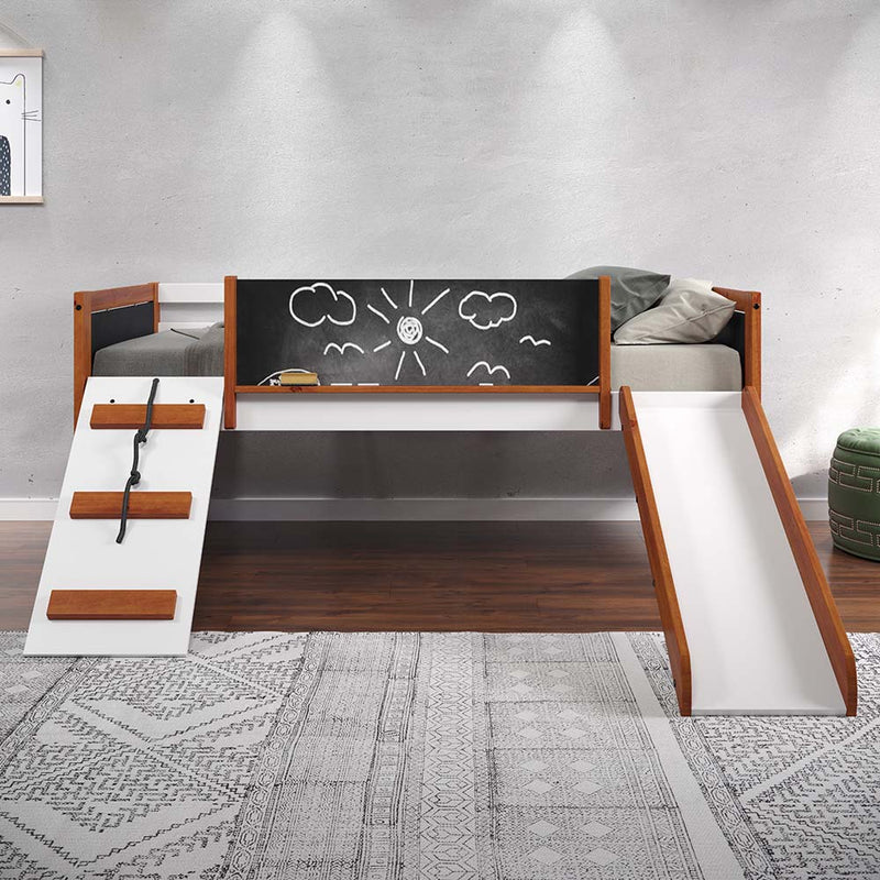 Aurea Twin Loft Bed W/Slide - BD01409