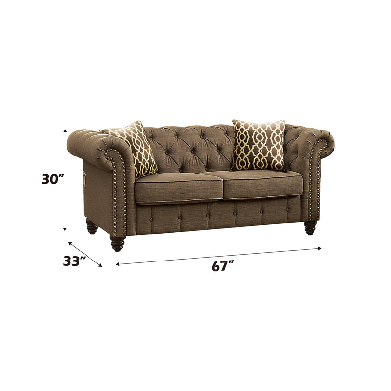 Aurelia Loveseat W/2 Pillows - 52426
