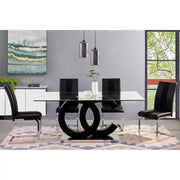 Aurora Black Dining Set - Gate FurnitureDining Room Set