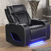 Aurora Black Sofa & Loveseat & Chair - AURORA-BK-SLC