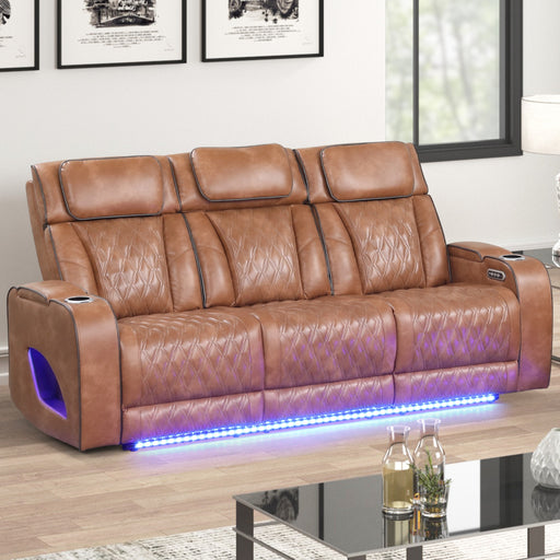 Aurora Brown Sofa - AURORA-BRWN-SF