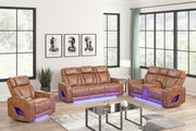 Aurora Brown Sofa & Loveseat & Chair - AURORA-BN-SLC