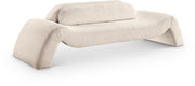 Austin 107" Corduroy Upholstered Sofa in Beige - 44009Beige-S