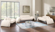 Austin 107" Corduroy Upholstered Sofa in Beige - 44009Beige-S