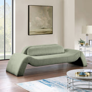 Austin 107" Corduroy Upholstered Sofa in Green - 44009Green-S
