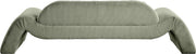 Austin 107" Corduroy Upholstered Sofa in Green - 44009Green-S