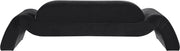 Austin 107" Velvet Upholstered Upholstered Sofa in Black - 44008Black-S
