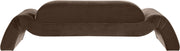 Austin 107" Velvet Upholstered Upholstered Sofa in Brown - 44008Brown-S