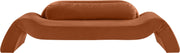 Austin 107" Velvet Upholstered Upholstered Sofa in Cognac - 44008Cognac-S