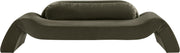 Austin 107" Velvet Upholstered Upholstered Sofa in Green - 44008Green-S