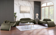 Austin 107" Velvet Upholstered Upholstered Sofa in Green - 44008Green-S