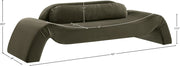Austin 107" Velvet Upholstered Upholstered Sofa in Green - 44008Green-S