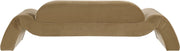 Austin 107" Velvet Upholstered Upholstered Sofa in Saddle - 44008Saddle-S
