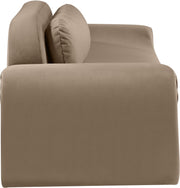 Austin 107" Velvet Upholstered Upholstered Sofa in Taupe - 44008Taupe-S