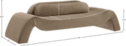 Austin 107" Velvet Upholstered Upholstered Sofa in Taupe - 44008Taupe-S