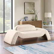Austin 87.5" Corduroy Upholstered Loveseat in Beige - 44009Beige-L