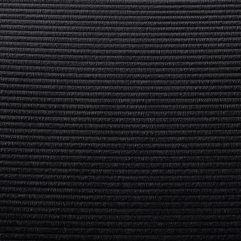 Austin 87.5" Corduroy Upholstered Loveseat in Black - 44009Black-L