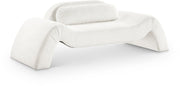 Austin 87.5" Corduroy Upholstered Loveseat in Cream - 44009Cream-L