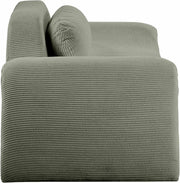 Austin 87.5" Corduroy Upholstered Loveseat in Green - 44009Green-L