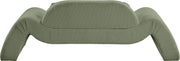 Austin 87.5" Corduroy Upholstered Loveseat in Green - 44009Green-L