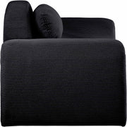Austin Corduroy Upholstered Accent Chair in Black - 44009Black-C