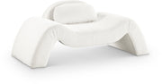 Austin Corduroy Upholstered Accent Chair in Cream - 44009Cream-C