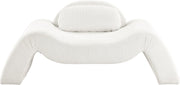Austin Corduroy Upholstered Accent Chair in Cream - 44009Cream-C