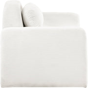 Austin Corduroy Upholstered Accent Chair in Cream - 44009Cream-C