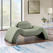 Austin Corduroy Upholstered Accent Chair in Green - 44009Green-C