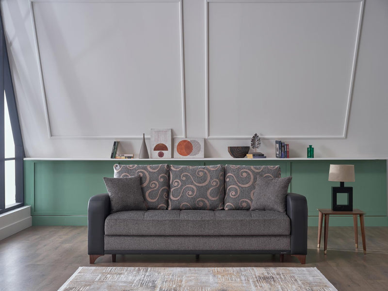 Austin Love Seat (Beatto Anthracite) - Gate FurnitureLoveseat