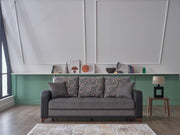 Austin Sleeper (Beatto Anthracite) Living Room Set - Gate FurnitureLiving Room Set