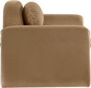 Austin Velvet Upholstered Accent Chair in Beige - 44008Beige-C
