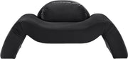 Austin Velvet Upholstered Accent Chair in Black - 44008Black-C